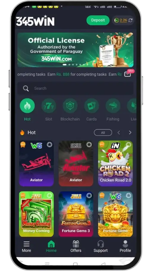 345win game official APK download foer android.