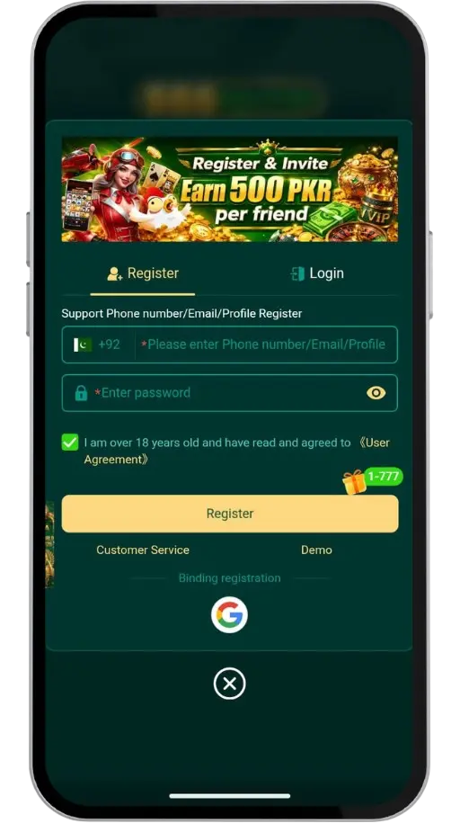 Sign up for the 666ep game and get welcome bonus.