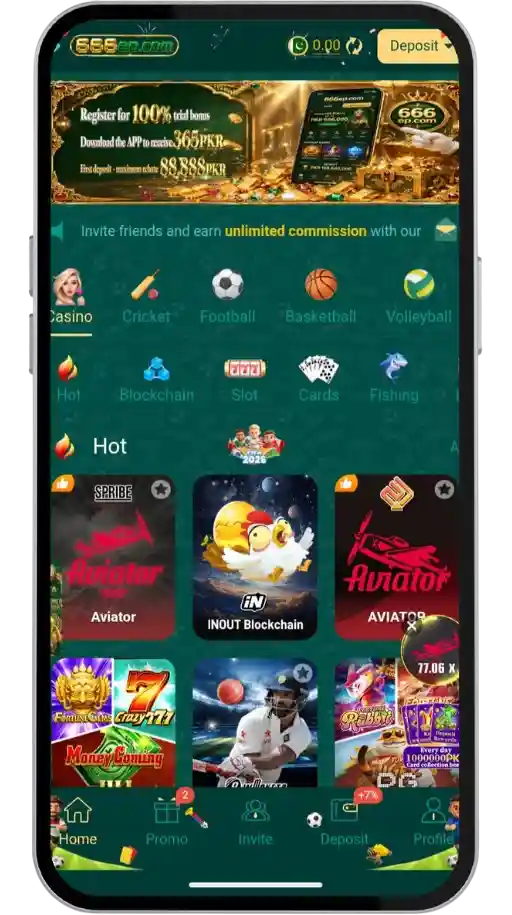 666ep game APK home screen.