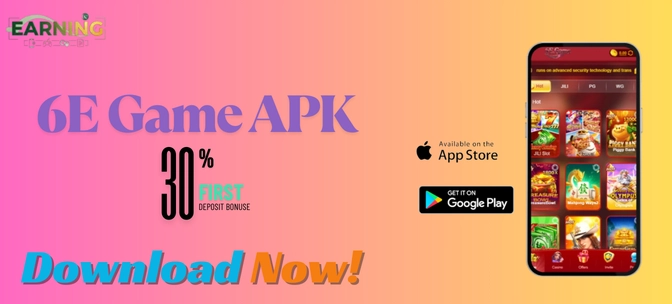 6E game App Download | Earn Rs. 5000 Daily Fast Withdraw 2 6E game App Download | Earn Rs. 5000 Daily Fast Withdraw 6E game download APK screen and home screen.