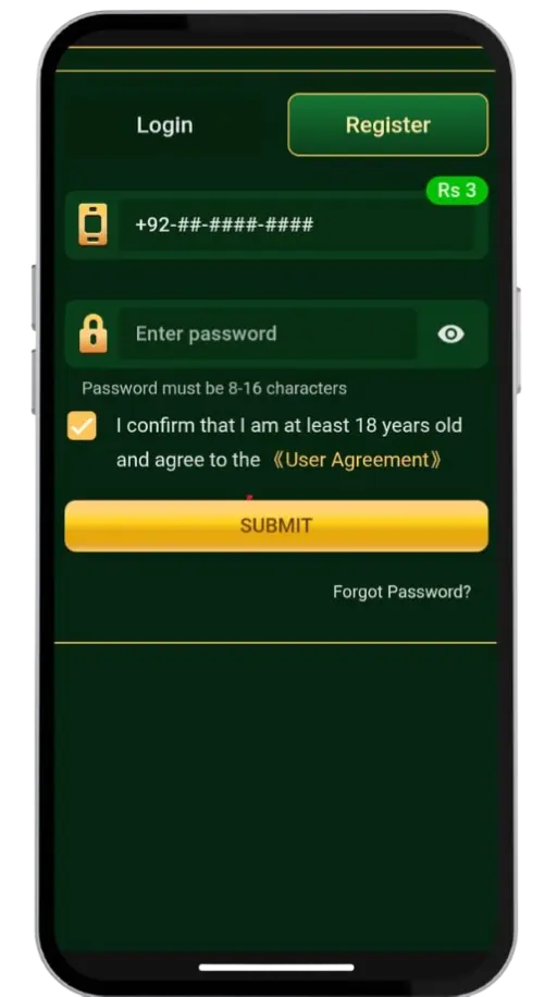 Registration on 6R takes less than two minutes. Here's exactly what you see on the sign-up screen: