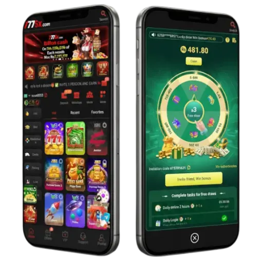 777SX game main interface screenshot showing game categories