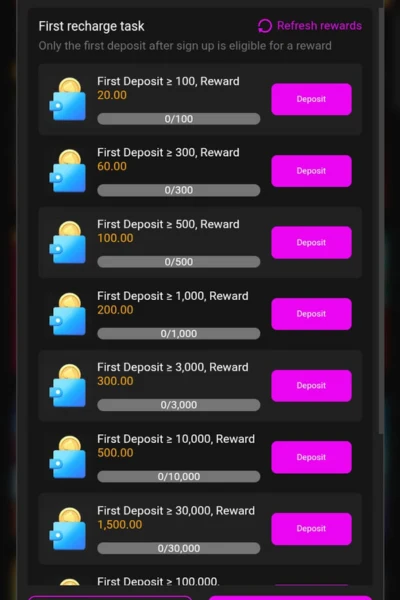 804slot game mobile app home screen showing various slot categories