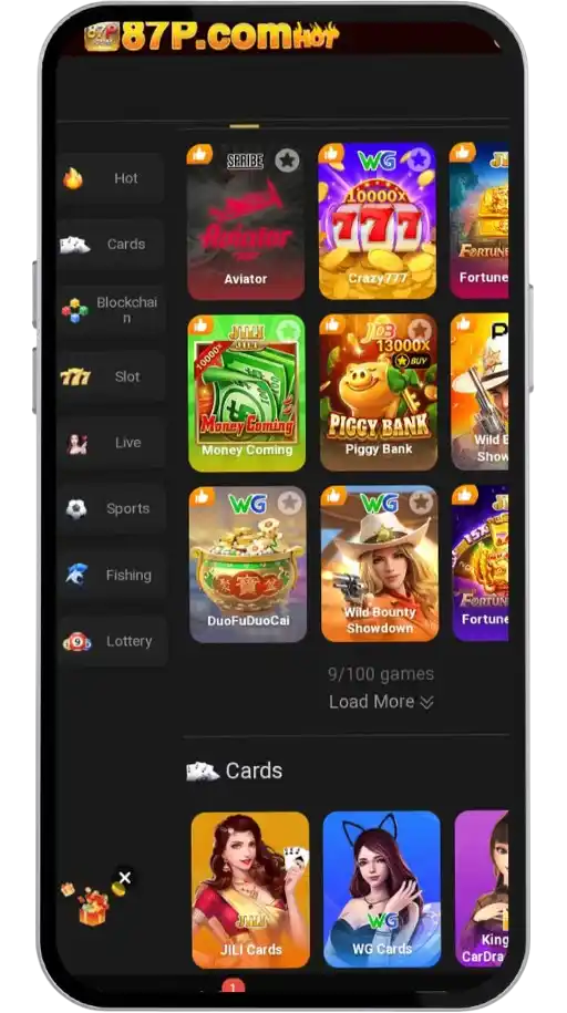 87P Games categories