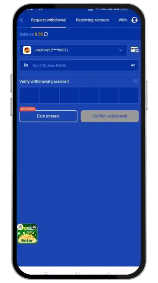 88FD game withdrawal screen shows the withdrawal process