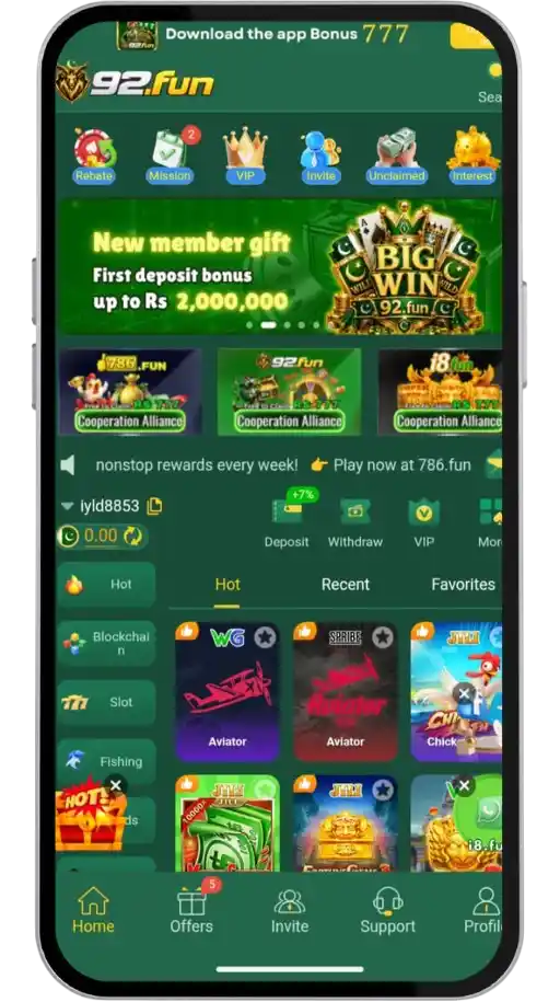 92Fun Game: Free Download, Register, Play & Earn Real Money 2026 2 92Fun Game: Free Download, Register, Play & Earn Real Money 2026 92Fun Games Home shows all types of popular games