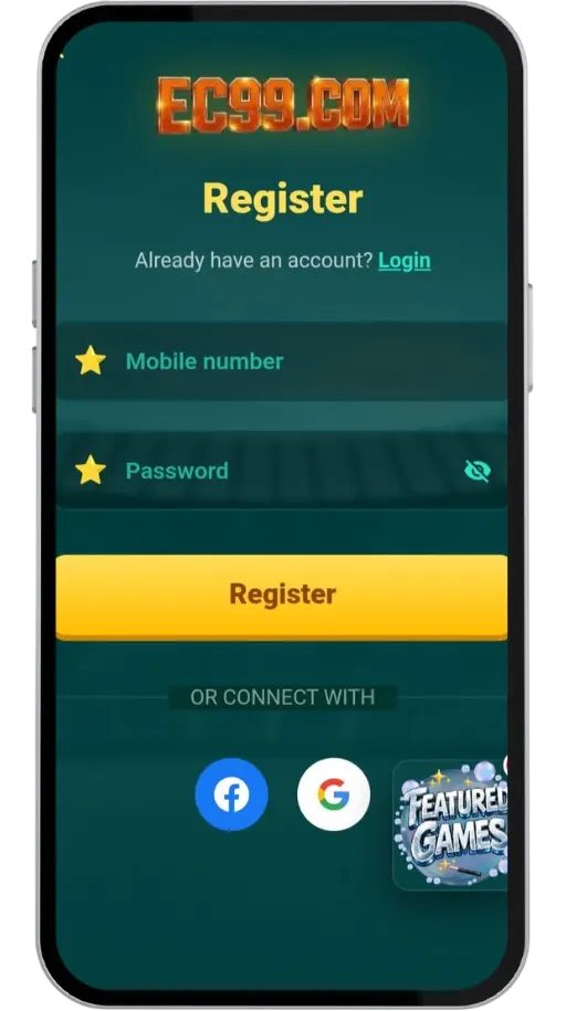 EC99 Game Sign-Up screen