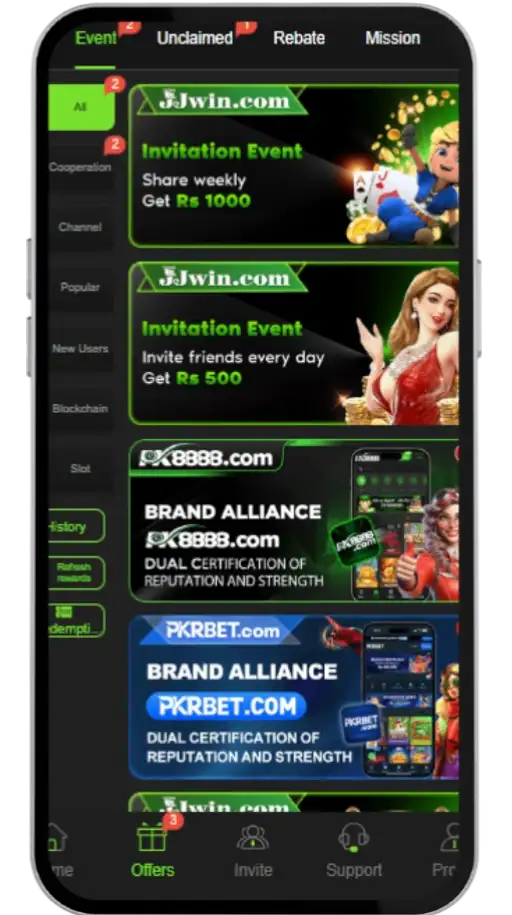 JJWin Game Download APK | Free Real Money App 2026 3 JJWin Game Download APK | Free Real Money App 2026 JJWin Game Rewards and bonuses