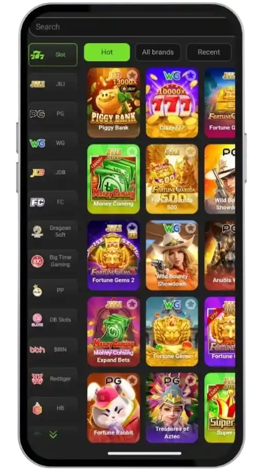 popular games on PAK14 platform.