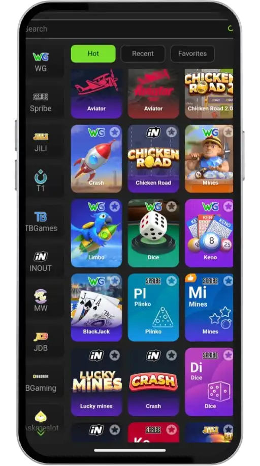 Play popular games in PKRFUN. Game and eran real rewards