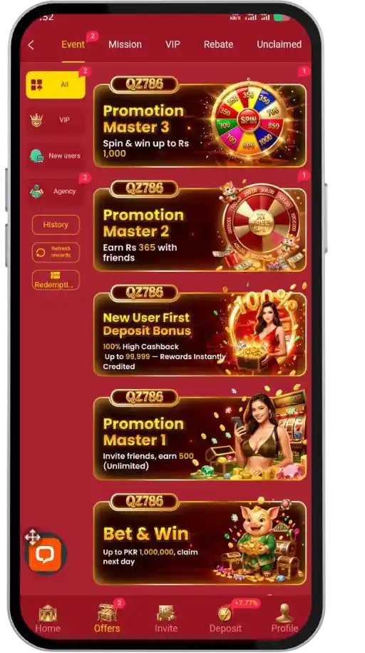 QZ786 Game Rewards and Bonuses