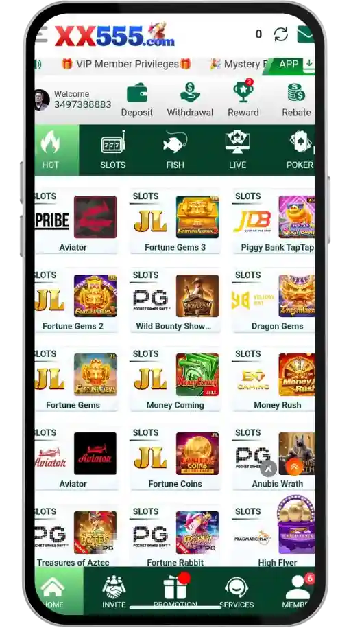 XX555 Game in Pakistan: Download, Play, and Win Real Money in 2026 2 XX555 Game in Pakistan: Download, Play, and Win Real Money in 2026 Home screen of XX555 game app shows many types of casino games.
